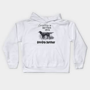 Gordon Setter Kids Hoodie